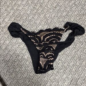 Pilyq Black Lace Bikini Bottom